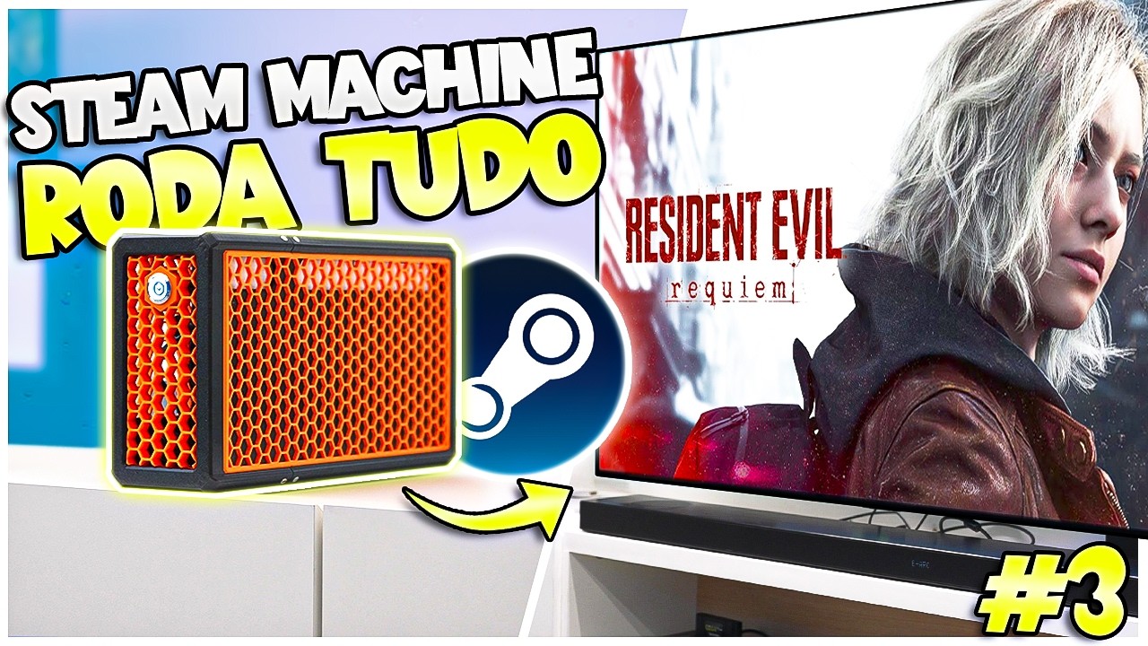 Montei a Steam Machine PERFEITA com a AMD BC250 (CHIP DO PS5!) | Teste em jogos + preço
