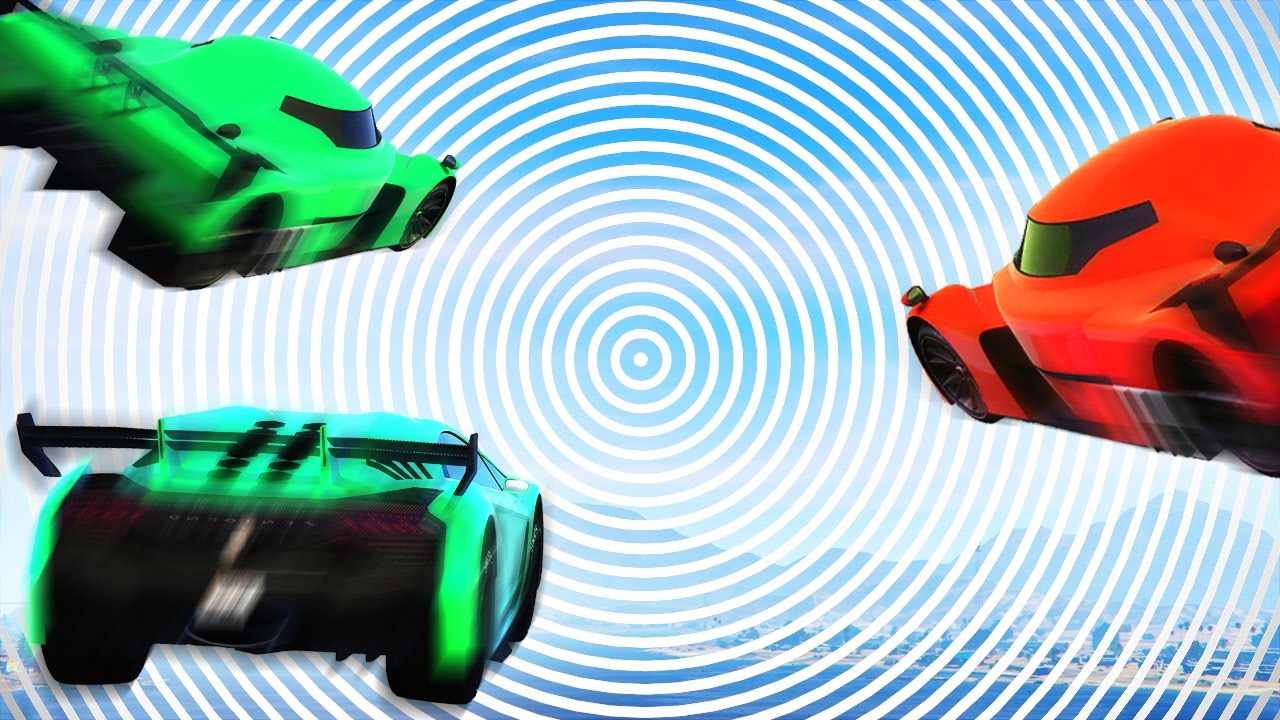 OPTICAL ILLUSION GTA RACE! (GTA 5 Funny Moments)