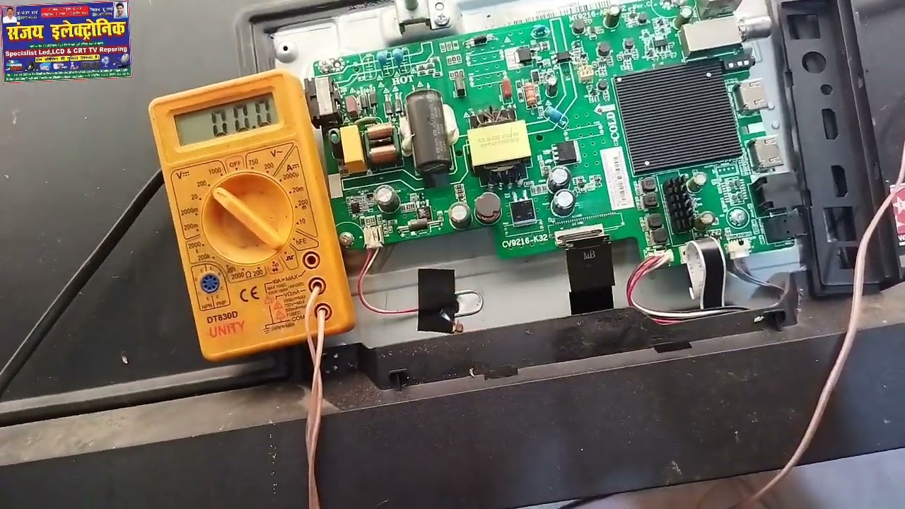 one plus led tv full dead no picture no power #power #ledtvrepairing #stendby #welcome electronics