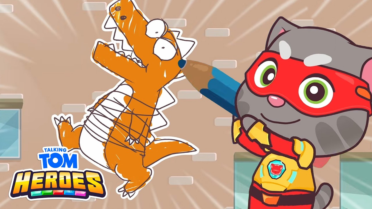 Feuer-Magie-Dino | Talking Tom & Friends auf Deutsch | Lustige Zeichentrickfilme mit Tieren