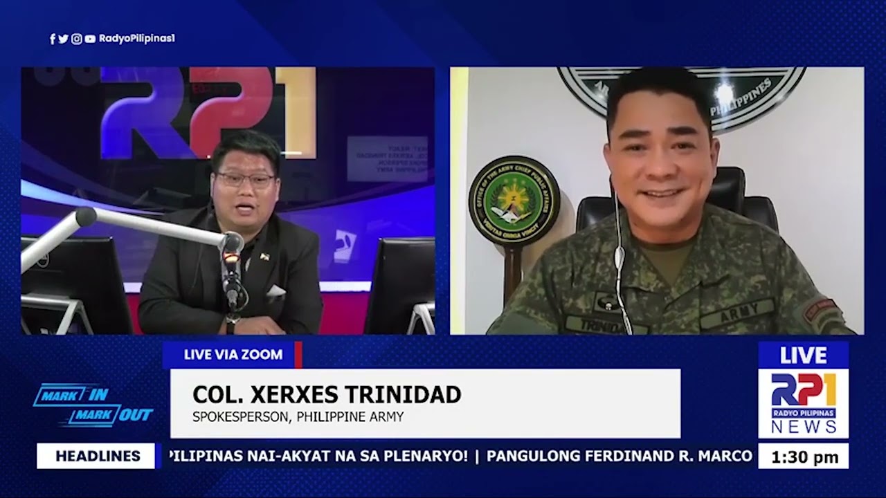 Panayam kay Col. Xerxex Trinidad sa isinagawang military exercise kasama ng mga tropa ng Indonesia