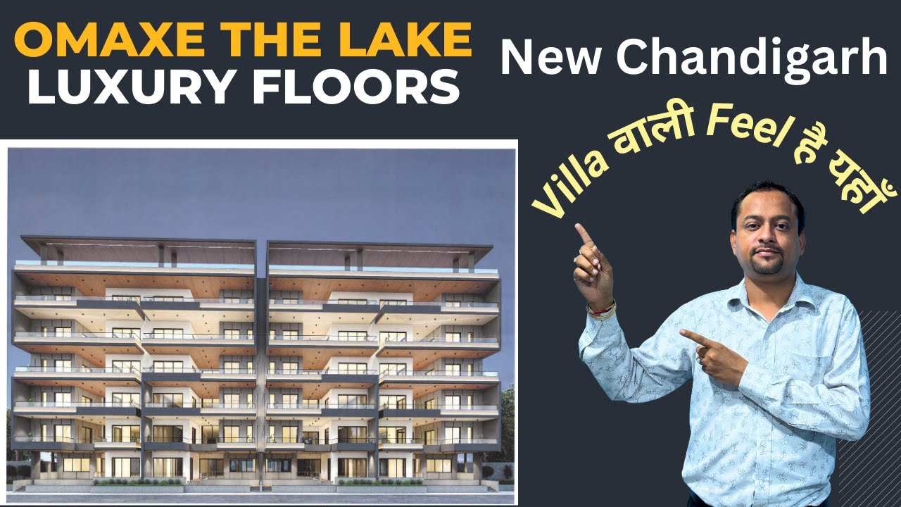 Luxury Villa Floors at Omaxe The Lake New Chandigarh #realestate 4BHK Homes
