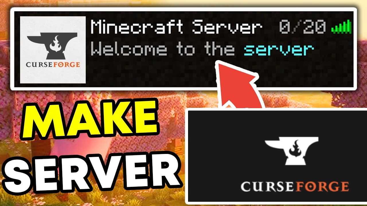 How to Make A Curseforge Minecraft Server For FREE! (2026)