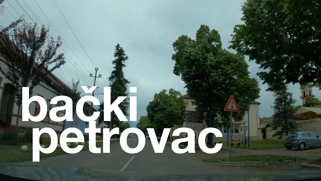 Vozimo kroz Bački Petrovac od Rumenke ka Silbašu