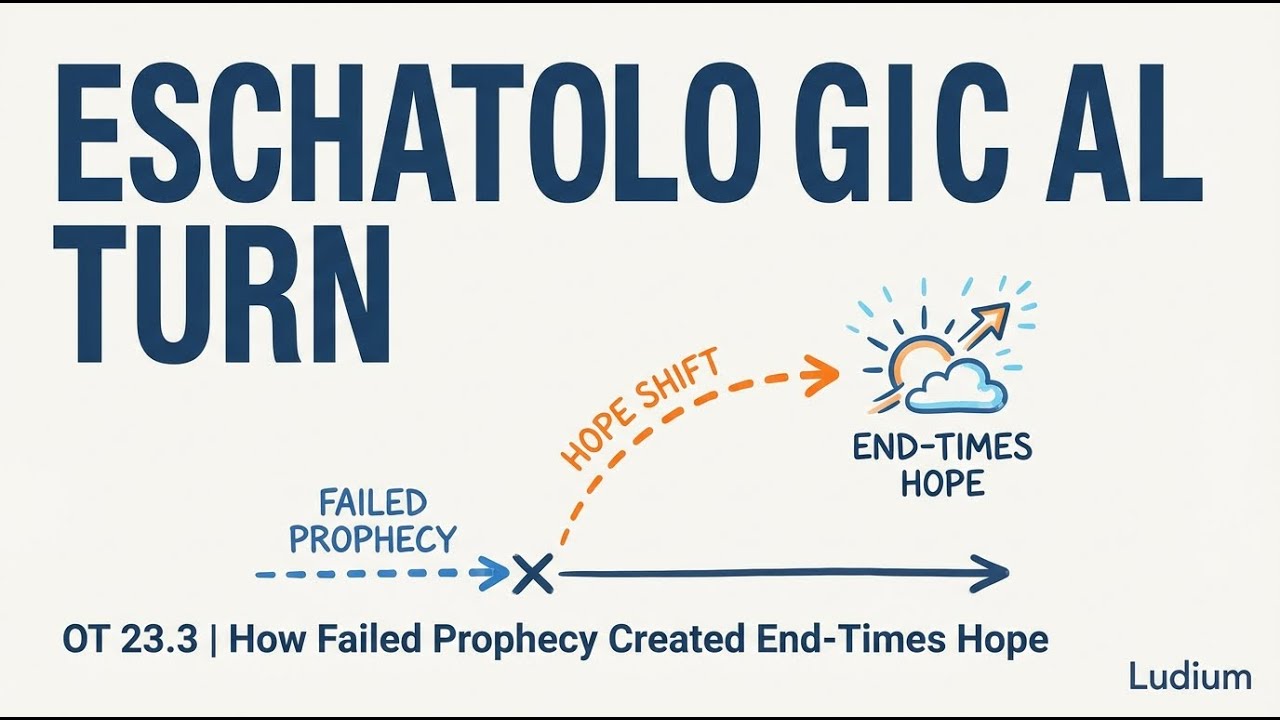 OT 23.3 | The Eschatological Turn: How Failed Prophecy Created End-Times Hope