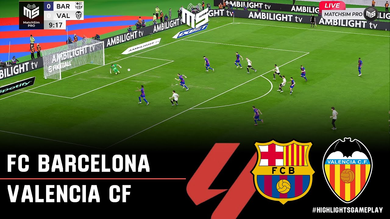 Barcelona vs Valencia | LaLiga 25/26 Resumen del partido y todos los goles | eFootball