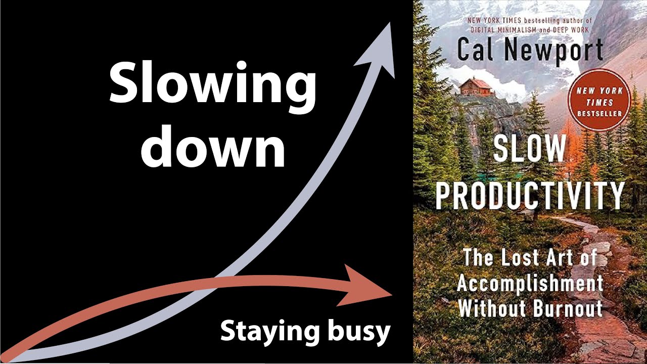 SLOW PRODUCTIVITY by Cal Newport | Core Message
