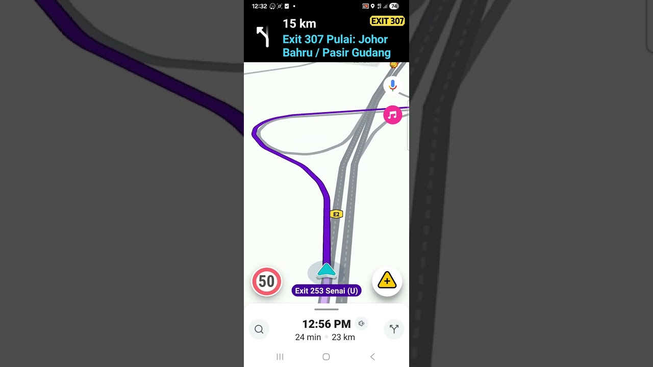 Waze to senai U