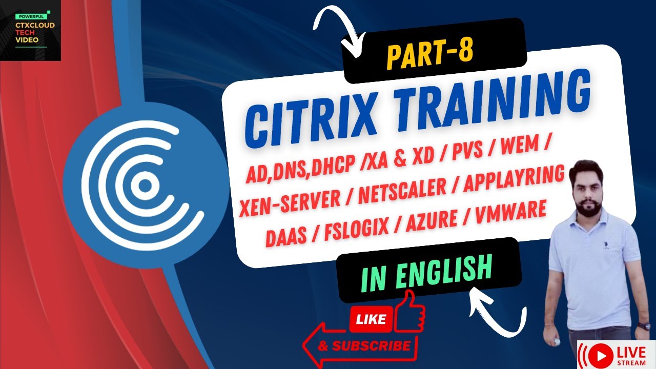 08 Citrix training Load balancing StoreFront Servers with NetScaler ( English )