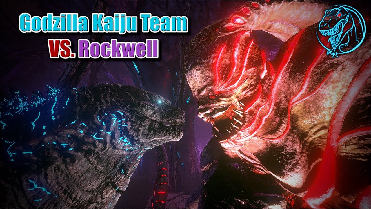 Godzilla Kaiju Team vs. Rockwell (Alpha) + Ending | ARK Kaiju/Boss Battle 🦎