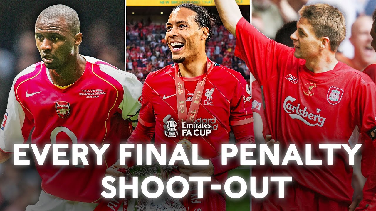 EVERY FA CUP FINAL PENALTY SHOOT-OUT | Viera, Gerrard, Van Dijk & More! |  Emirates FA Cup
