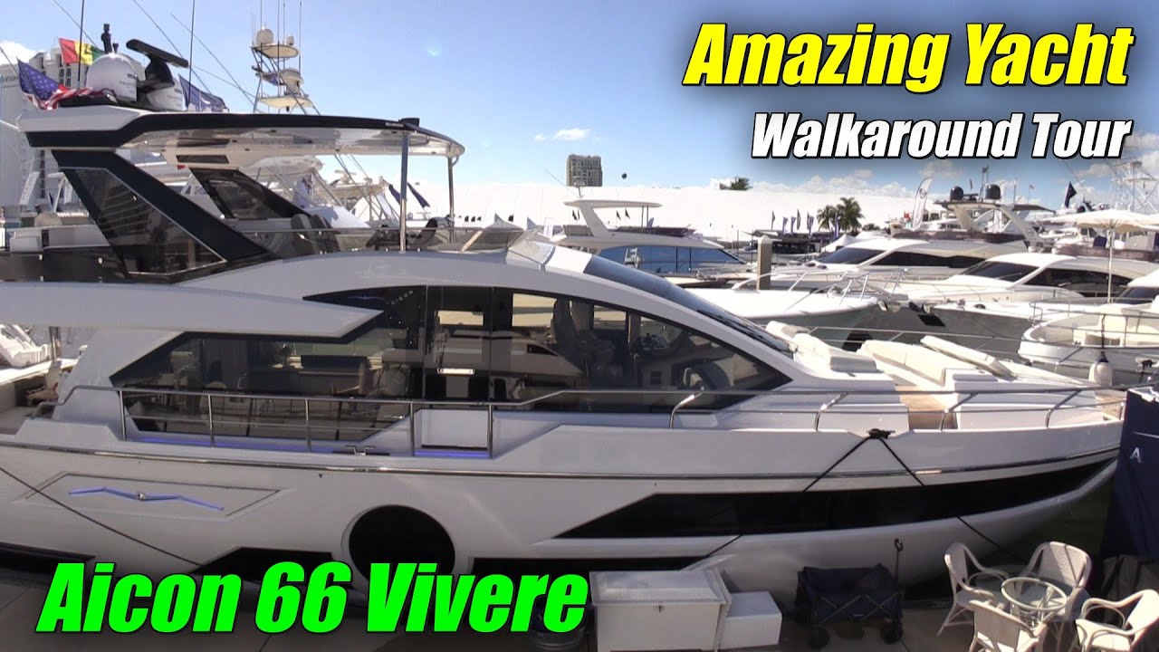 Award Winning Luxury Yacht !!! Aicon 66 Vivere