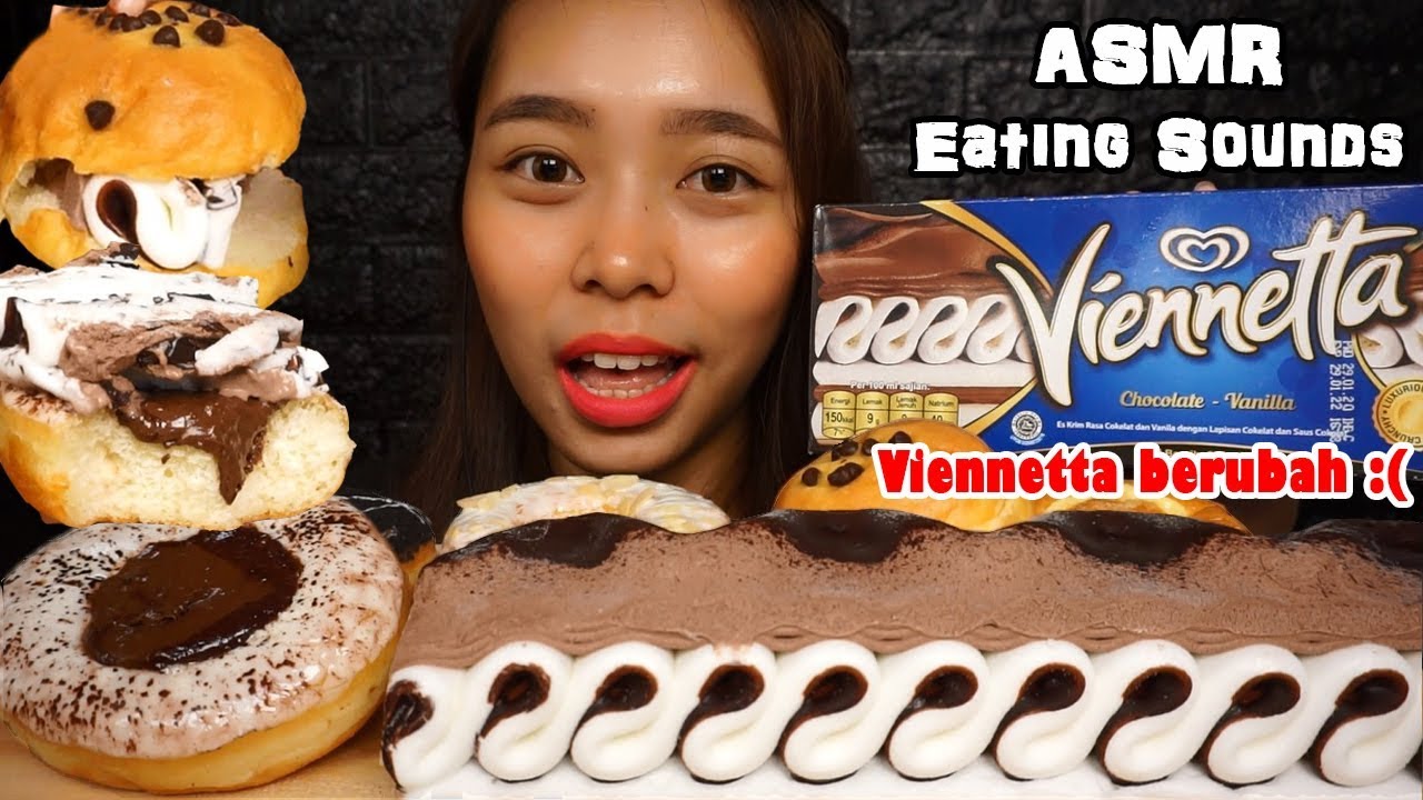 ASMR Wall's Viennetta Es Krim Sultan Tahun 90an (Ice Cream+Donuts) | Eating Sounds | No Talking