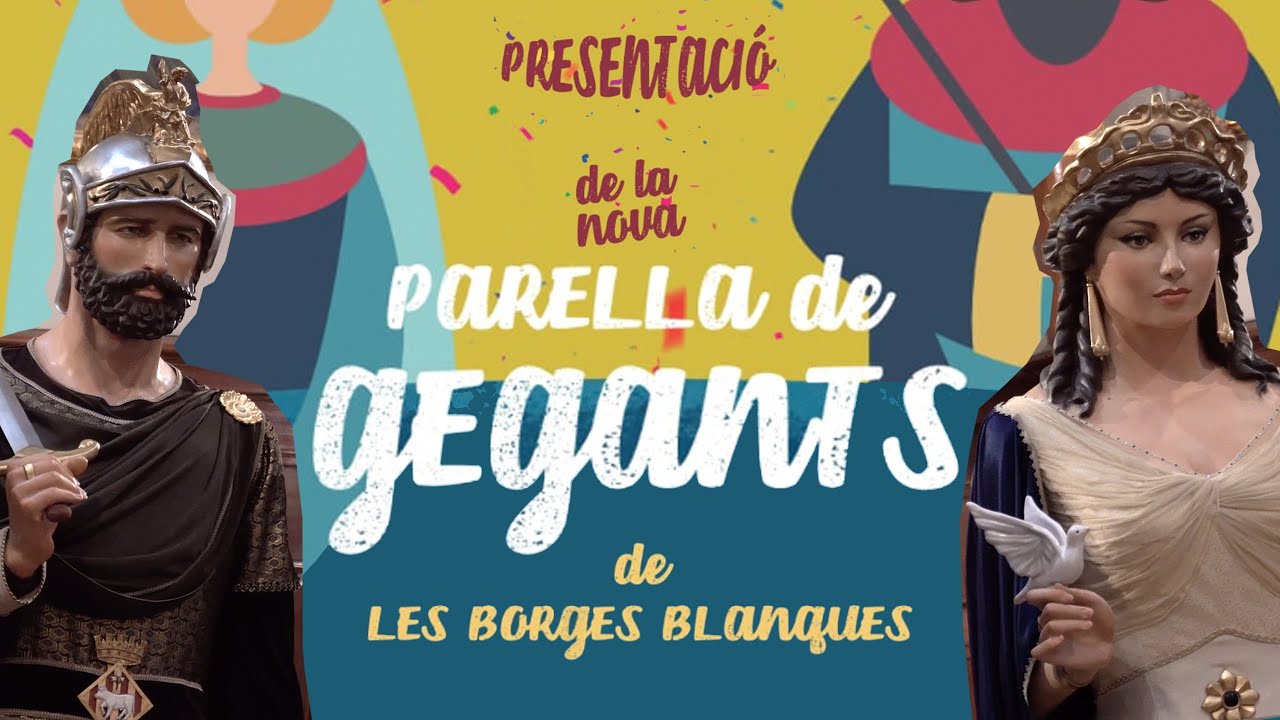 Presentació de la nova parella de Gegants de Les Borges Blanques