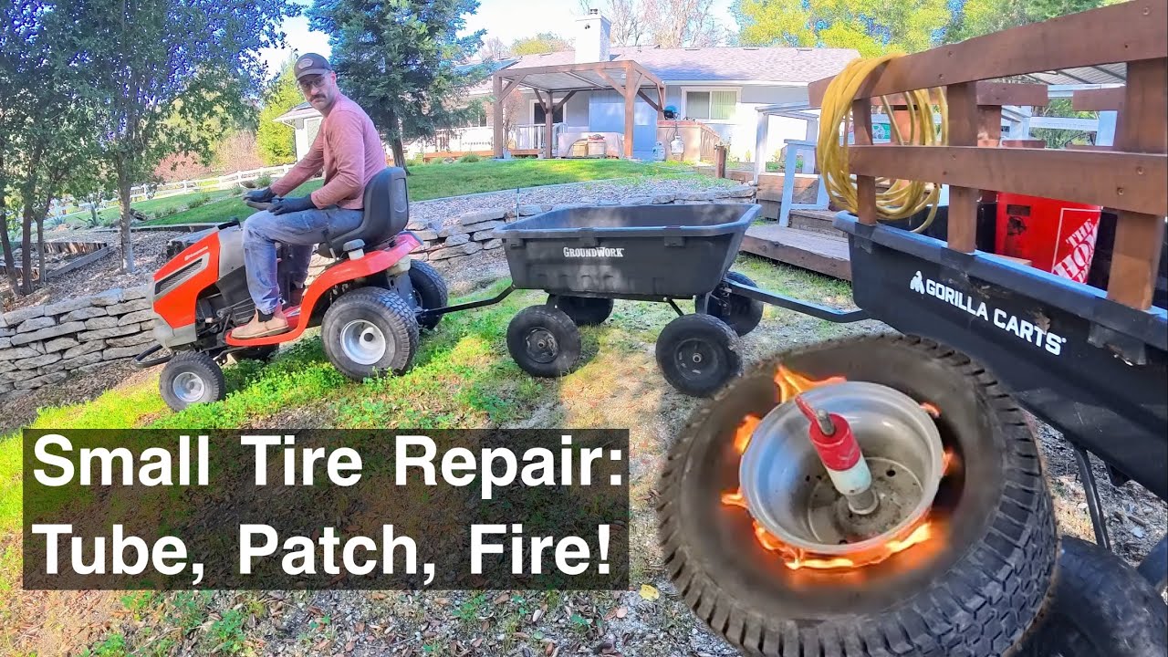 DIY Tire Repair (Patch, Tube, Bead Seal, Wheel Straighten)