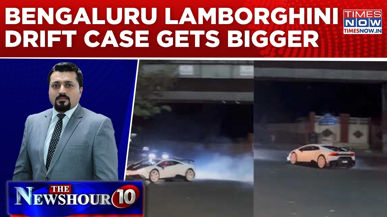 Ricky Rai Link Surfaces In Bengaluru Lamborghini Drift Case As New CCTV Reveals Repeat Stunts