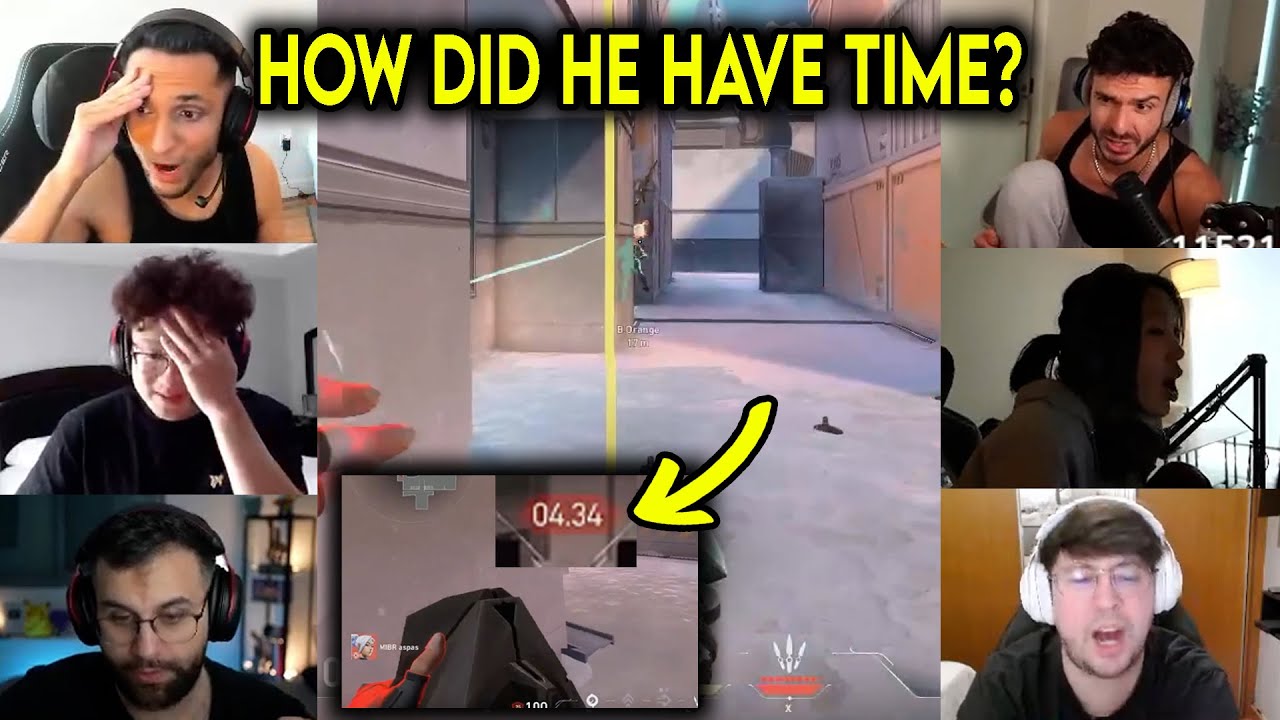 Valorant Streamers Reacts To MIBR Aspas CRAZY CLUTCH Against NRG In EWC Qualifier