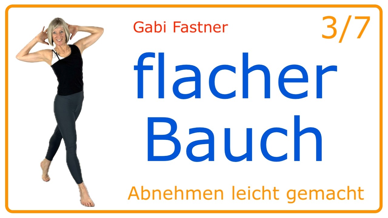 3/7 🍡 25 min. flacher Bauch - schlanke Taille, Bauchumfang reduzieren, Stabilität in der Körpermitte