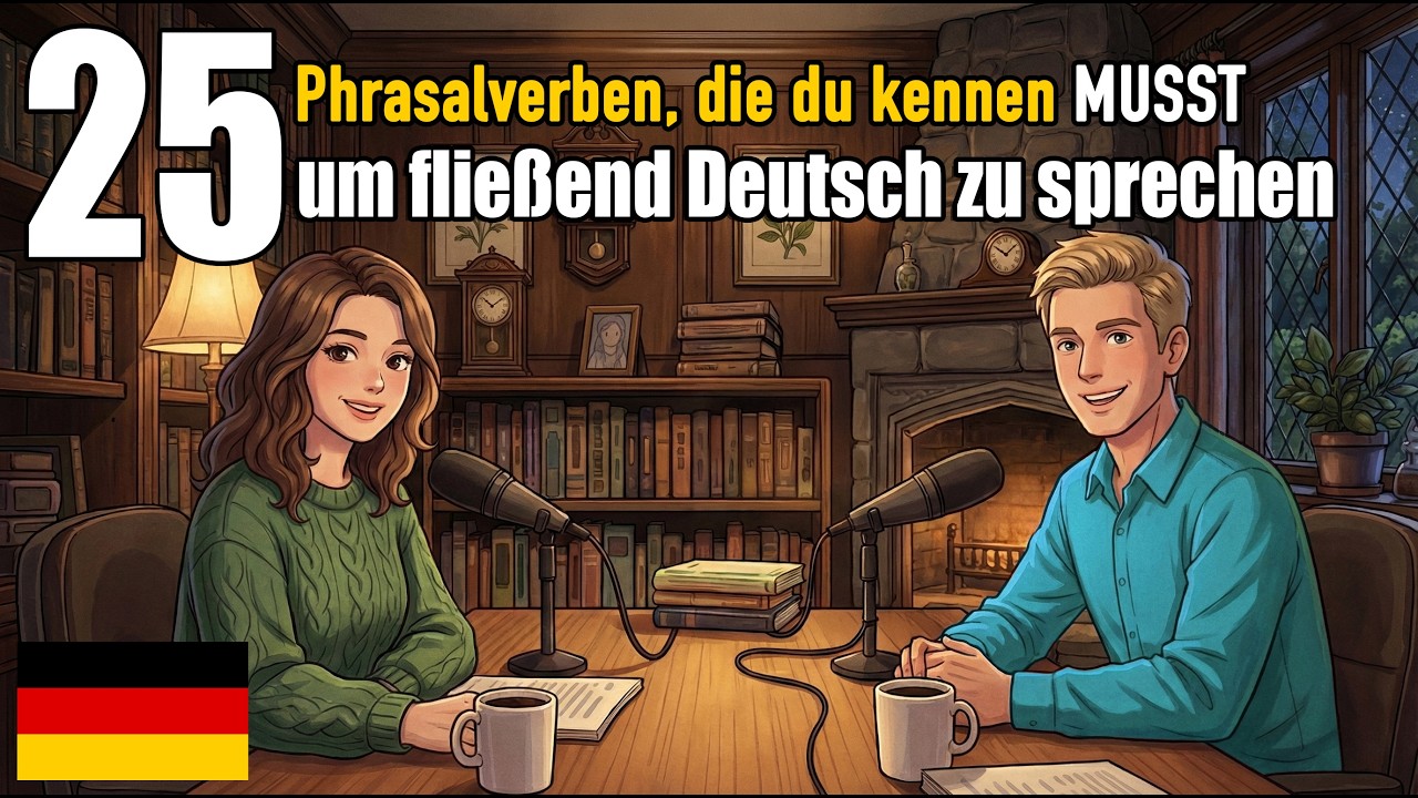 25 Phrasalverben, die du kennen MUSST, um fließend Deutsch zu sprechen | Tägliche deutsche