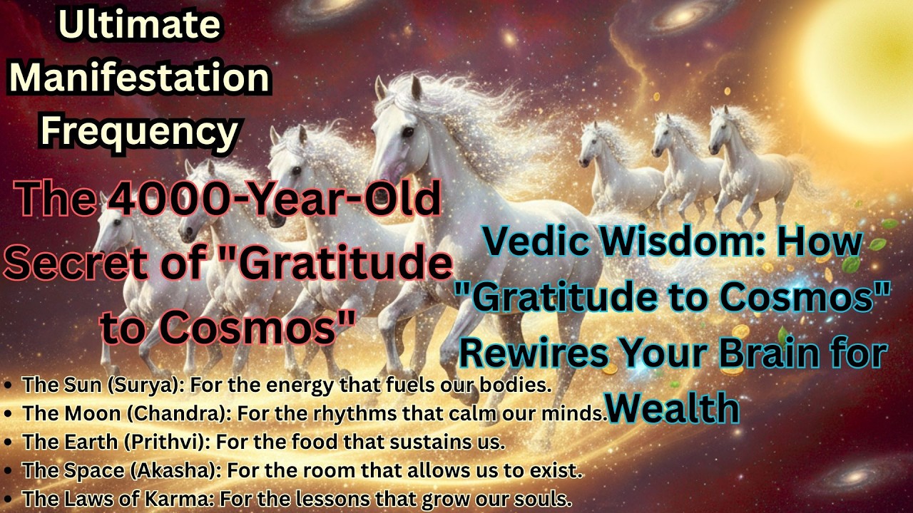 🌟The 4000-Year-Old Vedic Gratitude Code Revealed |Unlock The Power of Universe.