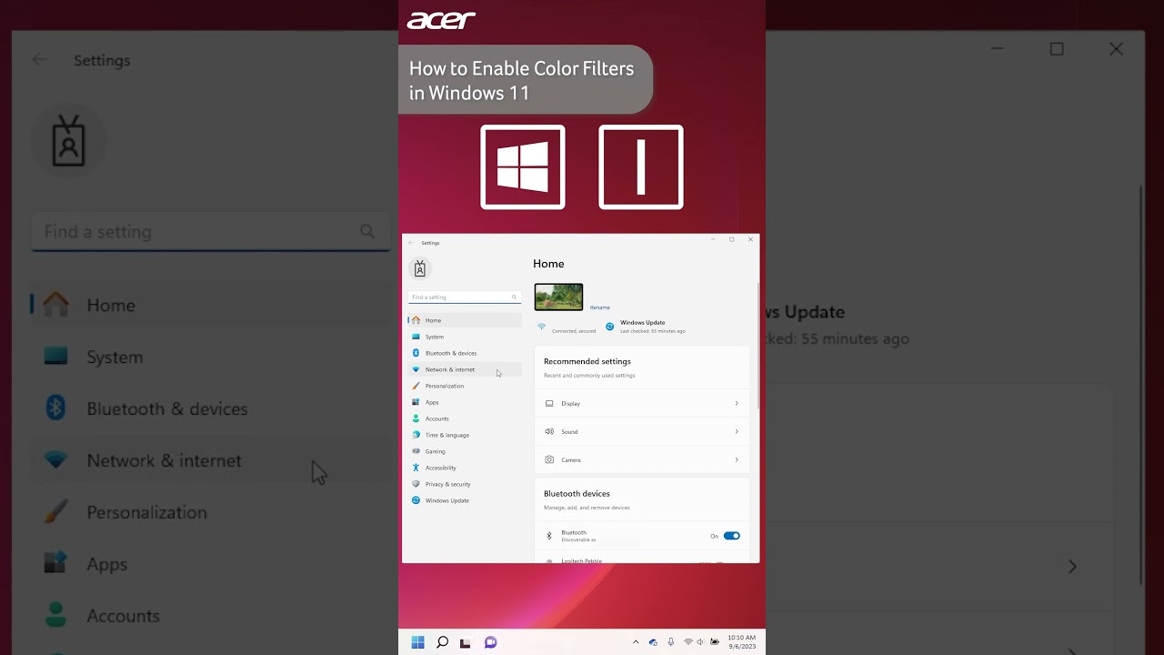 How to Enable Color Filters in #Windows11