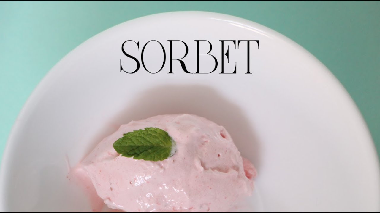 RECEITA DE SORBET | MORANGO | LIMÃO SICILIANO COM GENGIBRE