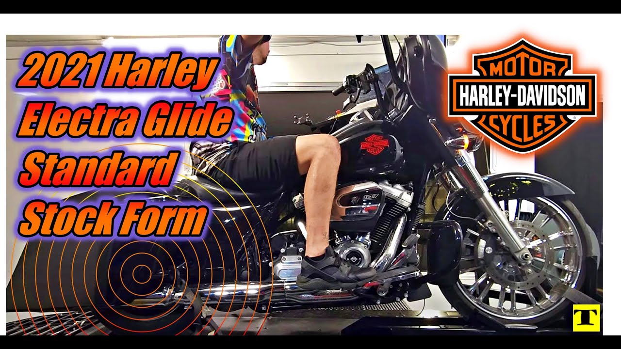2021 Harley Electra Glide Dyno Test stock form