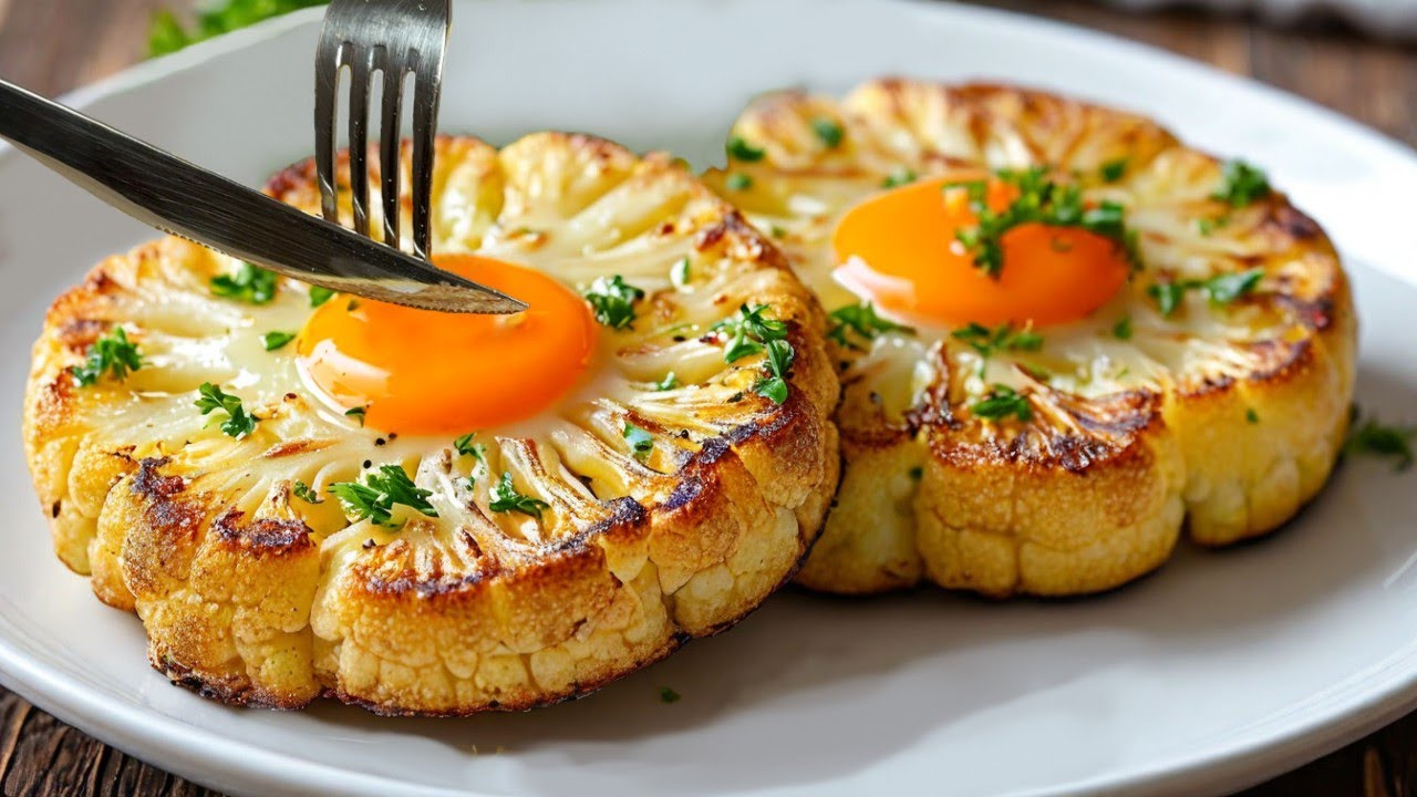 Legen Sie einfach ein Ei in den Blumenkohl und Sie werden begeistert sein! Lecker wie im Restaurant