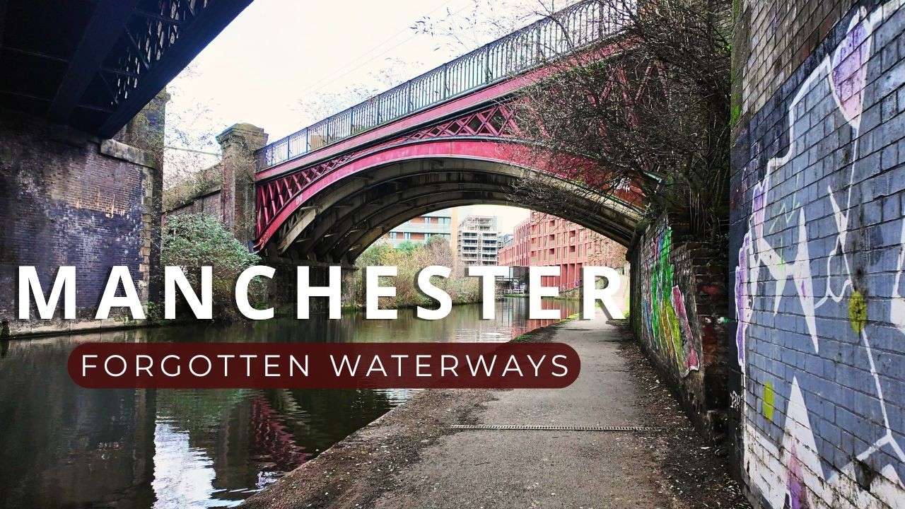 4K Canal Walk Manchester | Trams, Graffiti & Evolving Skyline