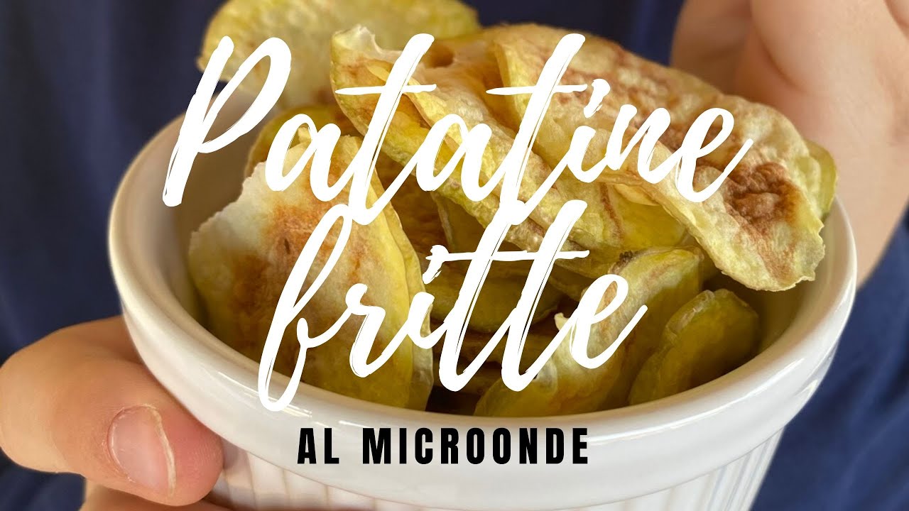 Patatine fritte (non fritte) al microonde - TRE minuti