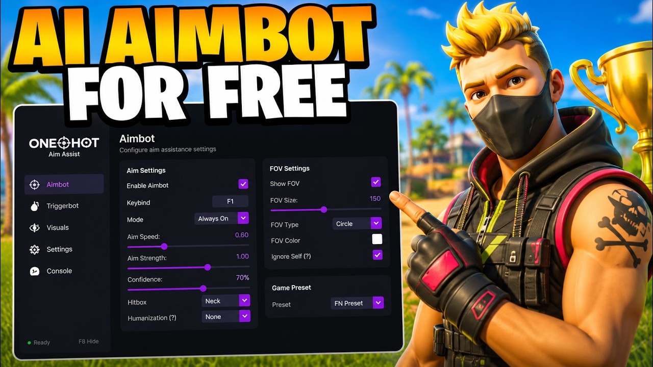 The Only AI Aimbot in Fortnite You Will Ever Need... (Actually Good) ft. OneShot AI🏆