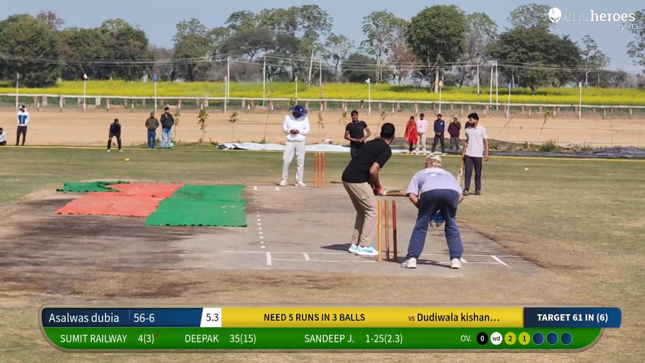 Dudiwala kishanpura vs Asalwas dubia live cricket match | ch.sube Singh memorial cup Dohka hariya l