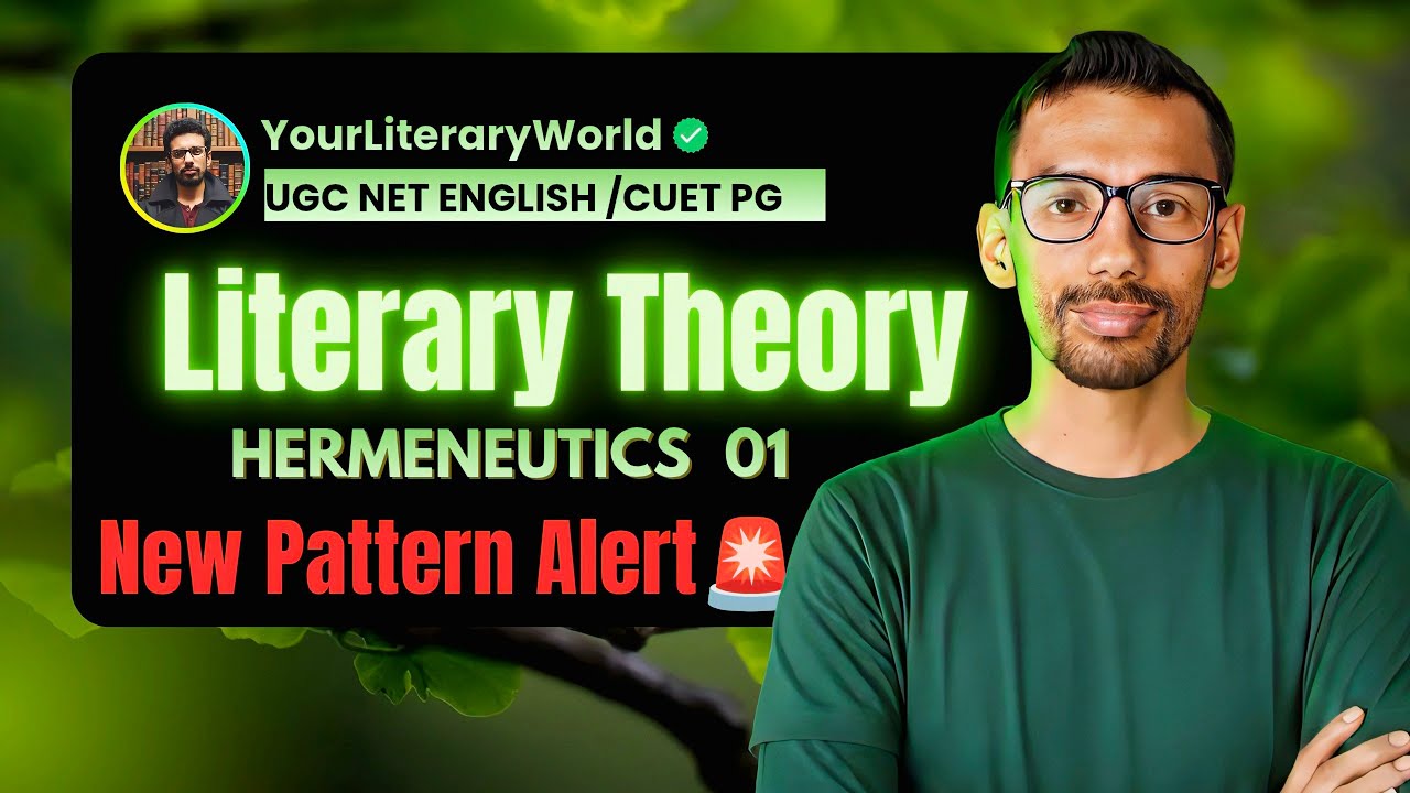 New Exam Pattern Alert 🚨 | Hermeneutics for UGC NET English 