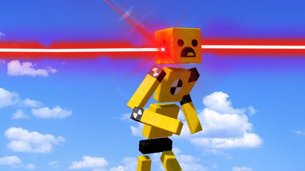 Fun with Ragdolls - Big Sandbox Lasers