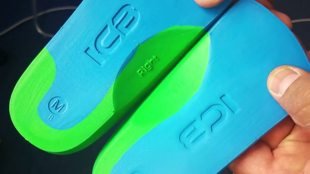 Heat moulding ICB orthotics