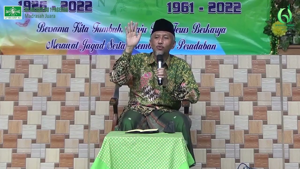 Pengajian KH. Faturohman Harlah MI Ma'arif NU 1 Pageraji ke 61