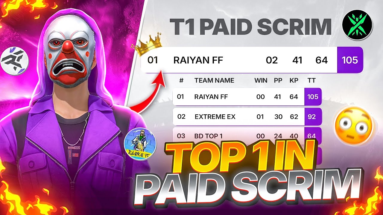 Did I Finally Won 🤯 My First T1 Scrims?🔥||Prizepool ৳1,500,000 💵 Intense Lobby - Garena Free Fire 💀 