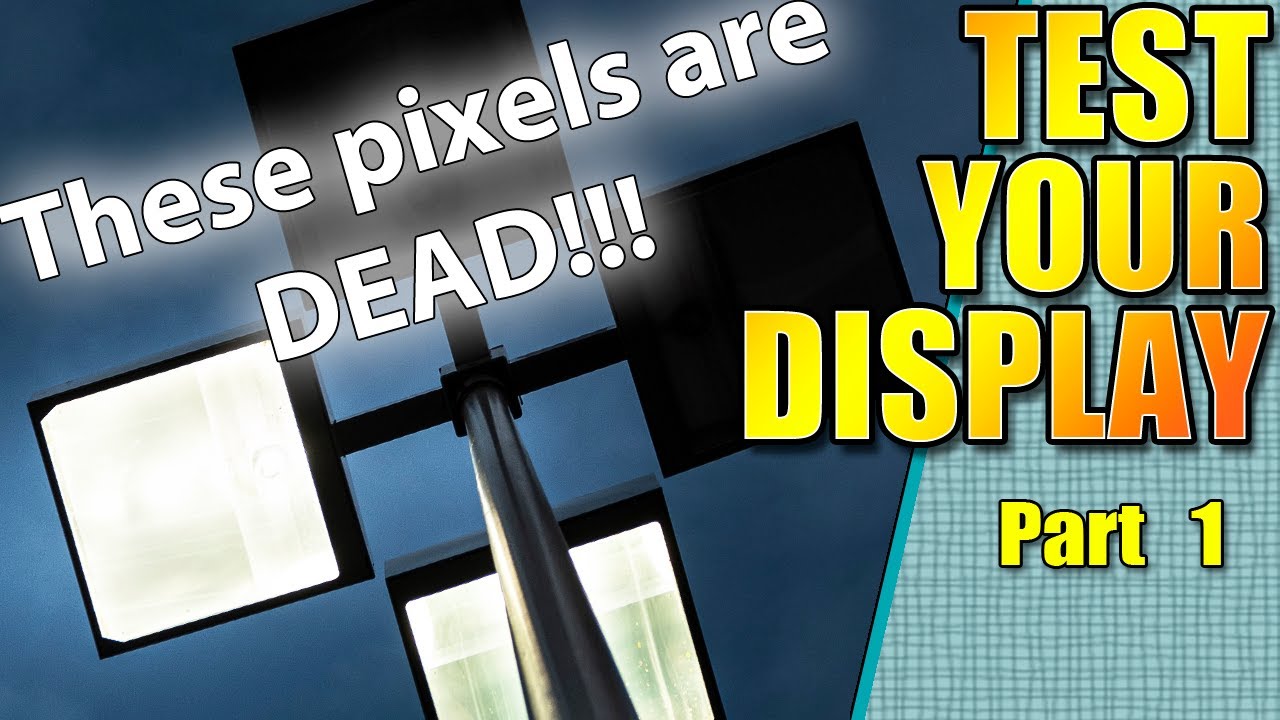 Dead and stuck pixels and faulty subpixels check v2.01 | Test your display | #1