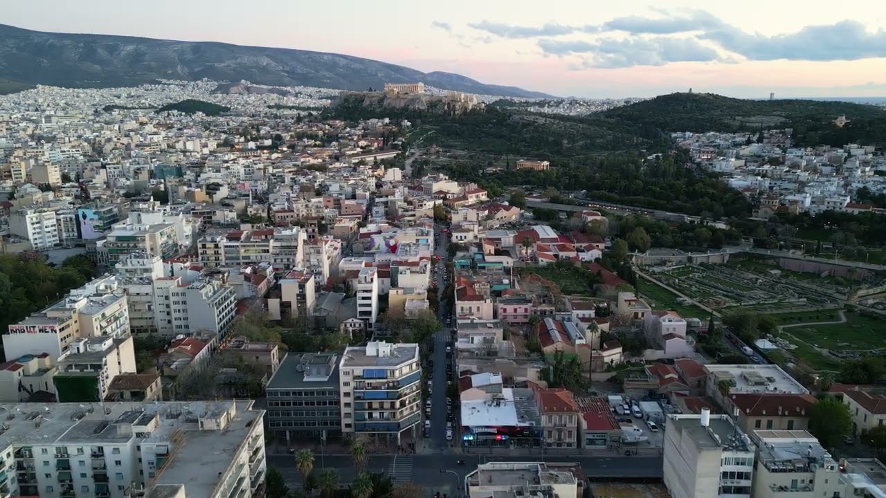 Athens, Greece  - Aerials by Drone (DJI Mini 3 PRO)