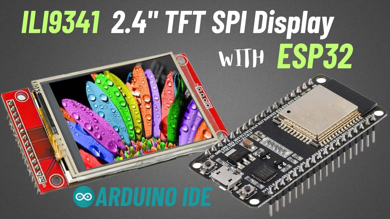 Как использовать 2,4-дюймовый TFT-дисплей SPI ILI9341 с ESP32 | Пример кода и библиотека