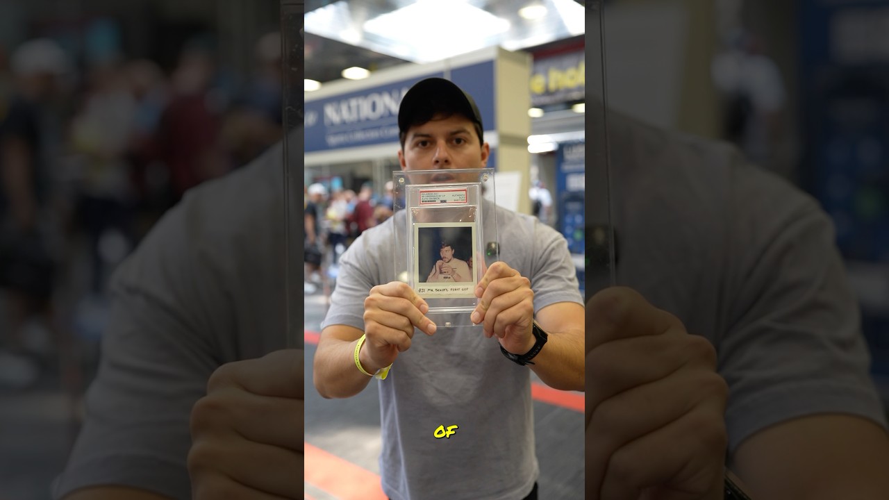 Selling a Mr. Beast 1/1 at the national card show for $100,000 #sportscards #sports #mrbeast #fyp