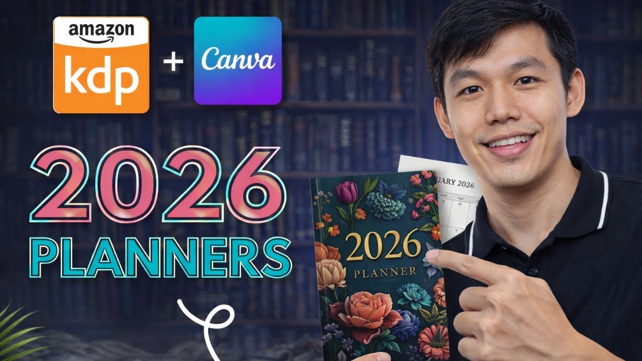 Tạo Sách KDP Planner Book Trên Canva Pro Cho Người Mới 2026