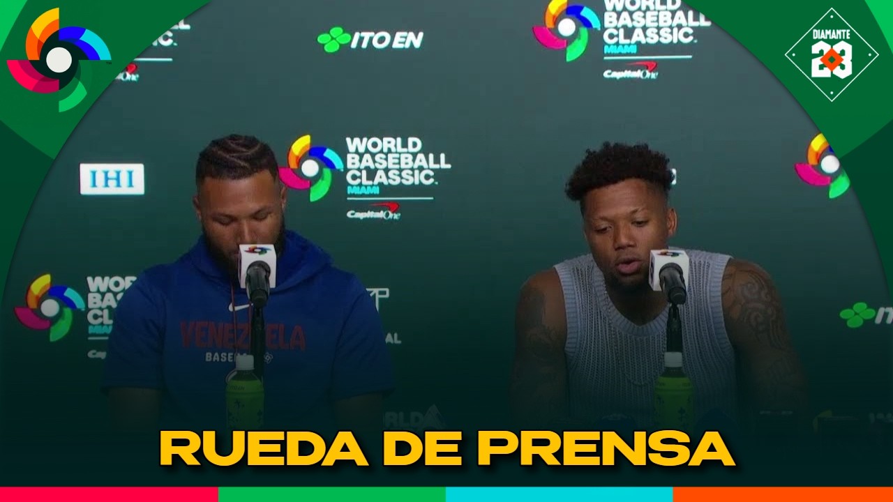 VENEZUELA Rueda de prensa Ronald Acuña, Jackson Chourio invictos van por Dominicana | DIAMANTE 23