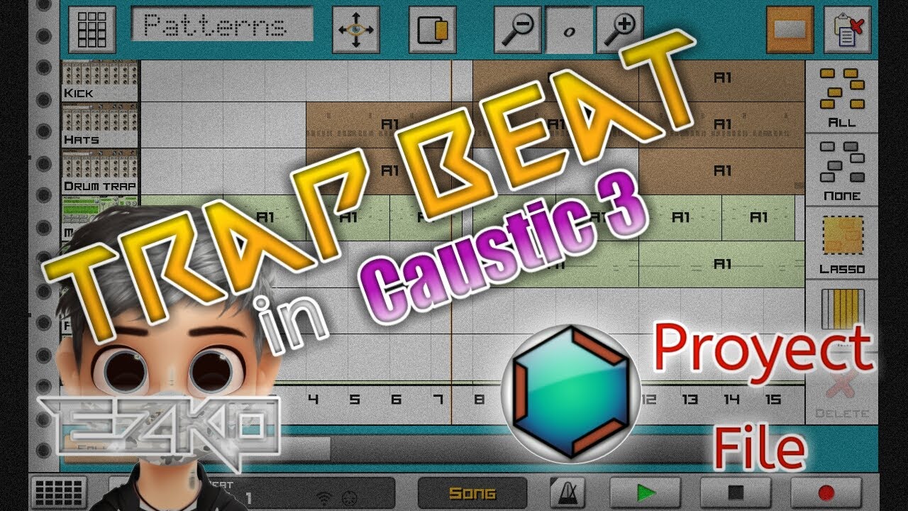TRAP BEAT In Caustic 3 | By Ezko Zk [PROYECT FILE FREE]