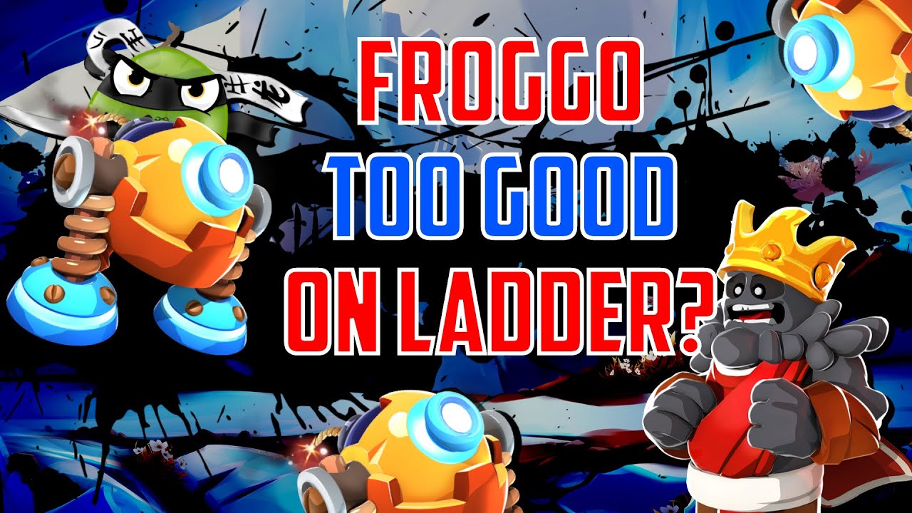 FROGGO ON LADDER | badland brawl ladder climb #2