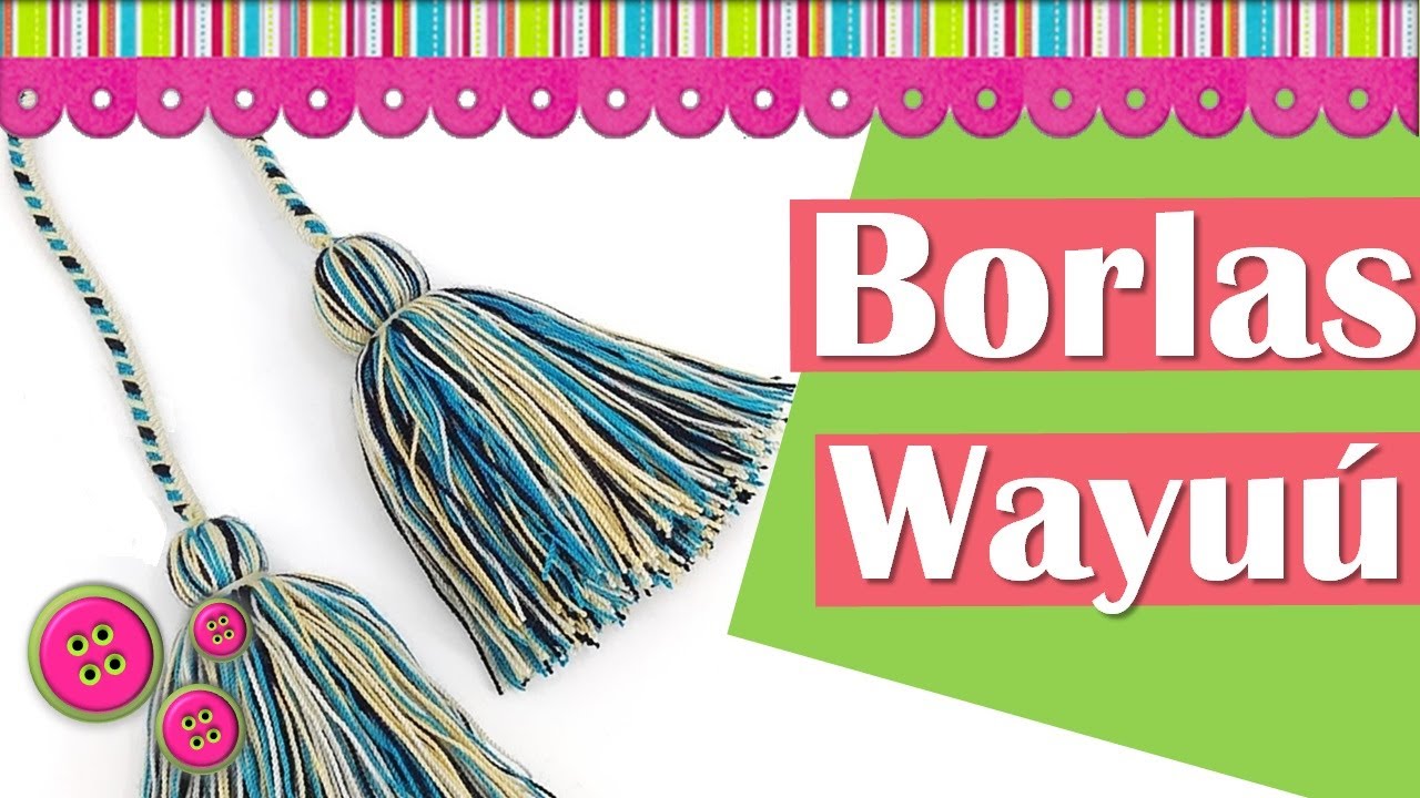 Borlas para mochila Wayuu