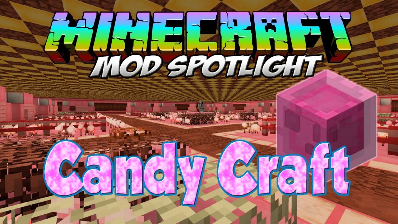 Minecraft Mods: Portal a Candy Craft para Minecraft 1.11.2