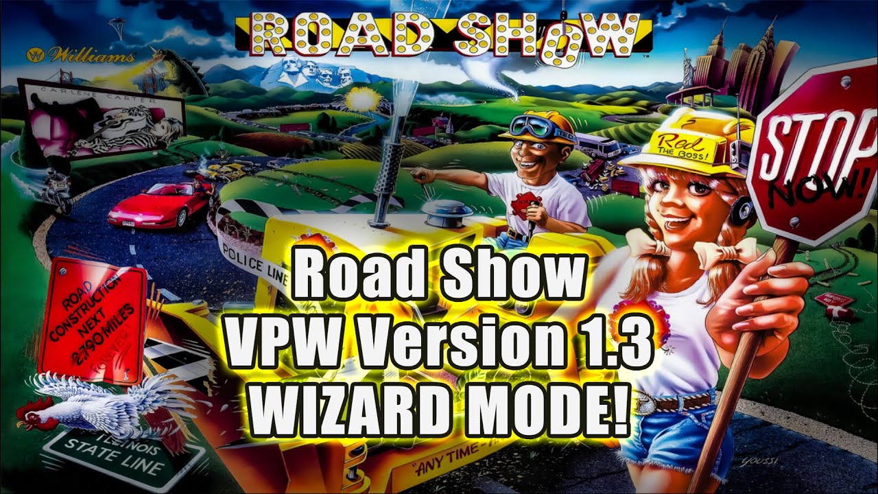 Red and Ted's Road Show Williams 1994 Wizard Mode! Color ROM by Netzzwerg aka Martin Knoppke.