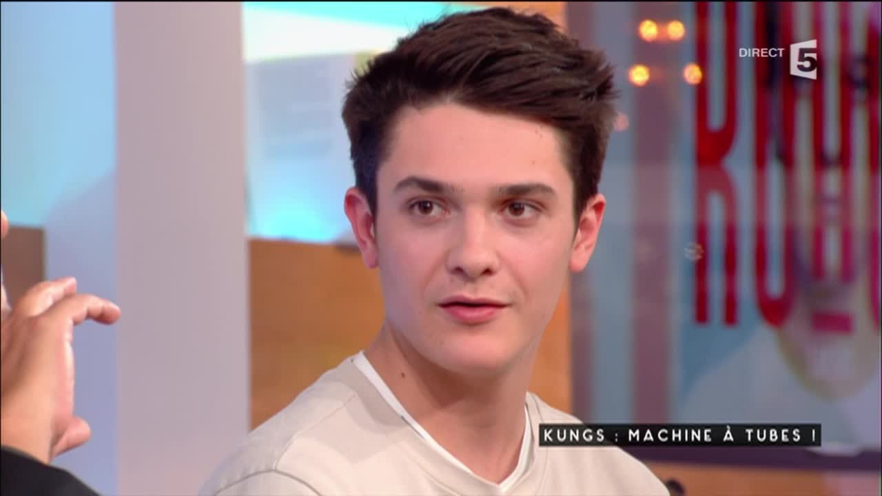Kungs, machine à Tubes - C à vous - 03/11/2016
