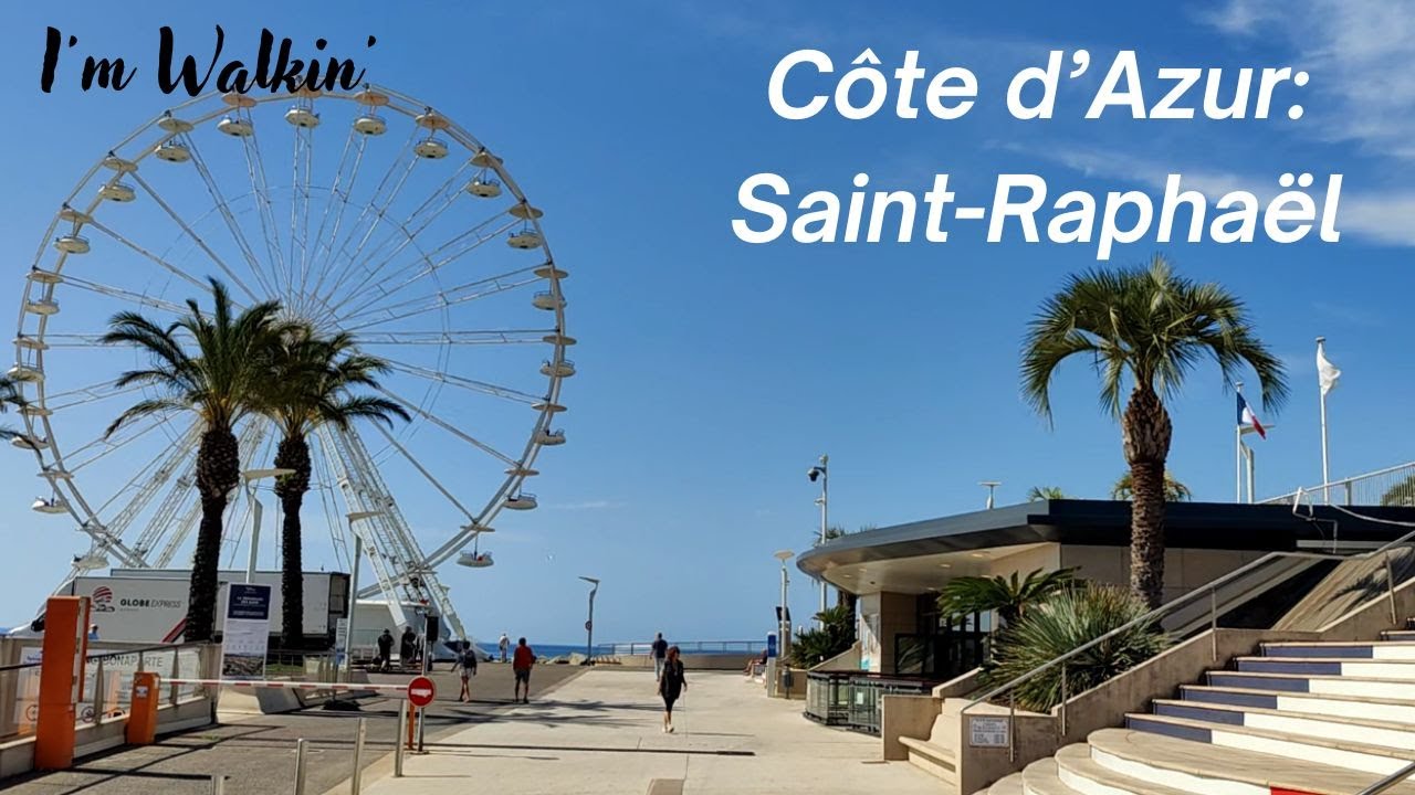 SAINT-RAPHAëL - Strandpromenade + Basilique Notre-Dame-de-la-Victoire